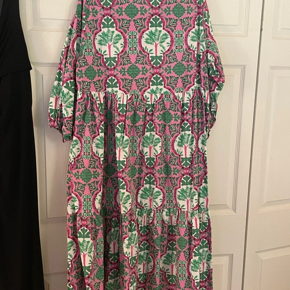 Maeve by Anthropologie “The Bettina” Tiered Shirt Dress - Picture 3 of 9